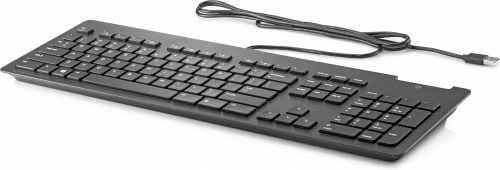 Teclado HP Business Slim Smartcard, Alámbrico, USB, Negro (Inglés) 