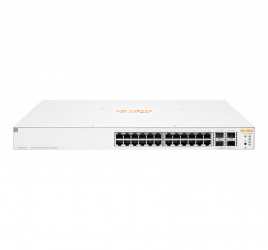 Switch HPE Networking Instant On Gigabit Ethernet 1930, 24 Puertos Class4 PoE 10/100/1000Mbps + 4 Puertos SFP+, 128 Gbit/s, 16.000 Entradas - Administrable 