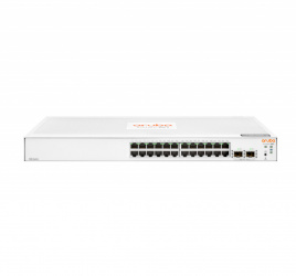 Switch HPE Networking Instant On Gigabit Ethernet 1830, 24 Puertos 10/100/1000Mbps + 2 Puertos SFP, 52 Gbit/s, 16000 Entradas - Administrable 