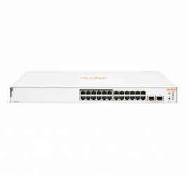 Switch HPE Networking Instant On Gigabit Ethernet 1830 24G, 24 Puertos 10/100/1000Mbps (12x PoE), + 2 Puertos SFP, 195W, 52 Gbit/s, 16.000 Entradas - Administrable ― Daños menores / estéticos - No cuenta con empaque original. Producto nuevo. 