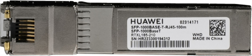 Huawei Módulo Transceptor SFP-1000BASET, RJ-45, 1000 Mbit/s, 100 Metros 