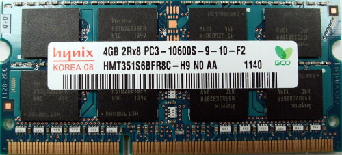 Memoria RAM Hynix DDR3, 1333MHz, 4GB, Non-ECC, CL9, SO-DIMM 