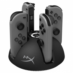 HyperX Cargador para Controles Joy-Con, Negro, para Nintendo Switch 