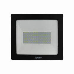 Igoto Reflector LED REF0100, Luz Fría, 100W, 10000 Lúmenes, Negro 