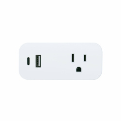 iGoto Smar Plug SH3003, WiFi, 1x USB A, 1x USB C, 1 Conector, 15A, Blanco 