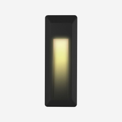 Illux Lámpara LED para Pared ML-7401.N30, Exteriores, Luz Cálida, 1.23W, 37 Lúmenes, Negro, para Casa 