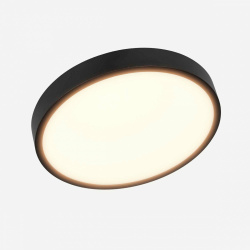 Illux Lámpara LED para Techo TL-2815.N30, Interiores, Luz Blanco Cálido, 15W, 1200 Lúmenes, Negro 