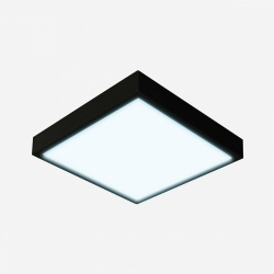 Illux Lámpara LED para Techo TL-2816.N65, Interiores, Luz Fría, 15W, 1200 Lúmenes, Negro 
