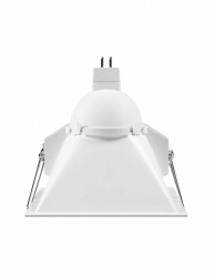 Illux Lámpara LED para Techo Empotrable TL-2905.B, Interiores, 50W, Base GU5.3, Blanco, para Casa/Centros Comerciales - No Incluye Foco 