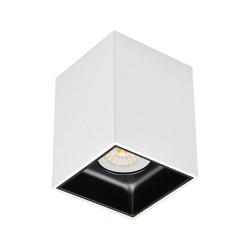 Illux Lámpara LED para Techo TL-2918.BN, Interiores, 9W, Base GU53, Blanco/Negro - No Incluye Foco 