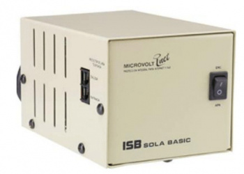 Regulador Industrias Sola Basic Microvolt, 750W, 1000VA, Entrada 102 - 140V, Salida 120V, 4 Salidas AC 