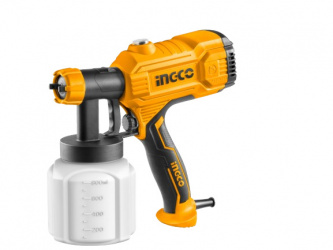 Ingco Pistola para Pintar SPG3508, 800ml, Amarillo 