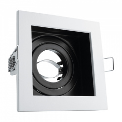 Innlite Lámpara LED Empotrable ADE-107, Interiores, hasta 50W, Base MR16, Blanco, para Casa/Comercial - No Incluye Foco 