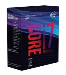 Procesador Intel Core i7-8700K, S-1151, 3.70GHz, Six-Core, 12 MB Smart Cache (8va. Generación Coffee Lake) ― Compatible solo con tarjetas madre serie 300 