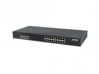 Switch Intellinet Gigabit Ethernet 560993, 16 Puertos 10/100/1000Mbps, 32 Gbit/s, 8192 Entradas - No Administrable 