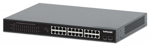 Switch Intellinet Gigabit Ethernet 561891, 24 Puertos 10/100/1000 Mbps +  2x SFP + Puertos SFP+ + Puertos QSFP28 + Puertos QSFP+, 8000 Entradas -  No Administrable 