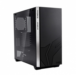 Gabinete In Win T-FORCE x InWin 216 con Ventana, Midi-Tower, E-ATX/ATX/Micro-ATX, USB 3.0, sin Fuente, 1 Ventilador Instalado, Negro 