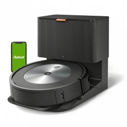 iRobot Aspiradora Inteligente Roomba J7+, Negro - Incluye Estación de Limpieza 