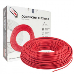 IUSA Cable Eléctrico 399352, 8 AWG, 100 Metros, Rojo 