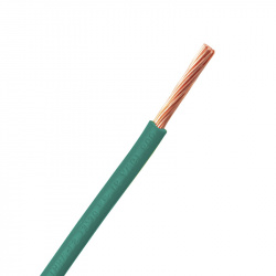 IUSA Cable Eléctrico 399353, 8 AWG, 100 Metros, Verde 