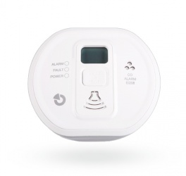 Jablotron Detector de Gas con Pantalla EI208DW, Alámbrico, Blanco 