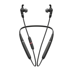 Jabra Audífonos Intrauriculares Evolve 65e MS & Link 370, Inalámbrico, Bluetooth, USB, Negro 