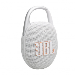 JBL Bocina Portátil Clip 5, Bluetooth, Inalámbrico, 7W RMS, USB Tipo C, Blanco 