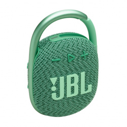 JBL Bocina Portátil Clip 4 Eco, Bluetooth, Inalámbrico, 5W RMS, USB, Verde - Resistente al Agua 