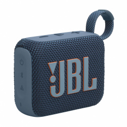 JBL Bocina Portátil Go 4, Bluetooth, Inalámbrico, 4.2W RMS, Azul, Resistente al Agua 