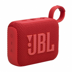 JBL Bocina Portátil Go 4, Bluetooth, Inalámbrico, 4.2W RMS, Rojo - Resistente al Agua 