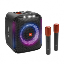 JBL Bocina Portátil Partybox Encore, Bluetooth, Alámbrico/Inalámbrico, 100W RMS, USB, Negro - Incluye 2 Micrófonos 