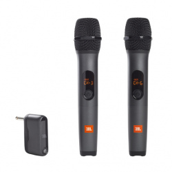 JBL Micrófono Dual para Presentación Wireless Microphone Set, Inalámbrico, Negro 