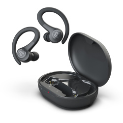 JLab Audífonos Intrauriculares con Micrófono Go Air Sport, Inalámbrico, Bluetooth, Negro 