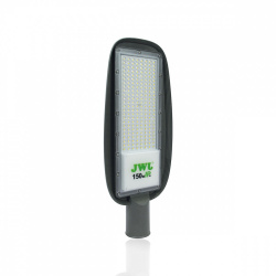 JWJ Lámpara LED con Fotocelda JALP02-150X, Exteriores, Luz Blanca, 150W, Negro 