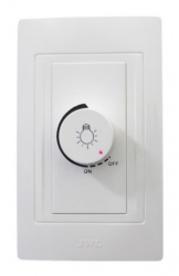 JWJ Placa Plana con Dimmer JTL-B72-29, 127V, Blanco 