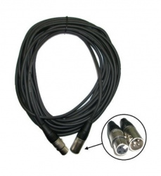 Kapton Cable XLR Macho - XLR Hembra, 7 Metros, Negro 