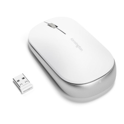 Mouse Kensington Óptico SureTrack, Inalámbrico, USB, 2400 DPI, Blanco 