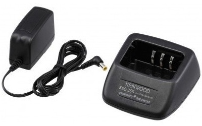 Kenwood Cargador de Baterías para Radio KSC-35SK, Negro, para Kenwood 