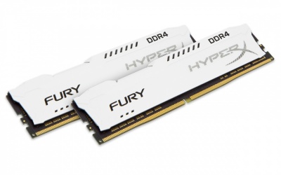 Kit Memoria RAM HypeX FURY White DDR4, 3400MHz, 16GB (2 x 8GB), Non-ECC, CL19, XMP 