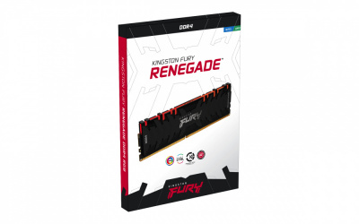 Memoria RAM Kingston FURY Renegade RGB DDR4, 3000MHz, 8GB, Non-ECC, CL15, XMP 