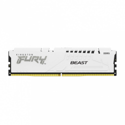 Kit Memoria RAM Kingston FURY BEAST DDR5, 5200MHz, 64GB (2 x 32GB), Non-ECC, CL36, XMP/AMD EXPO, Blanco 