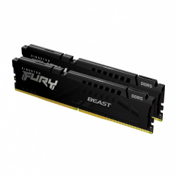 Kit Memoria RAM Kingston FURY Beast DDR5, 5600MHz, 16GB (2 X 8GB), Non-ECC, CL36, XMP/AMD EXPO 