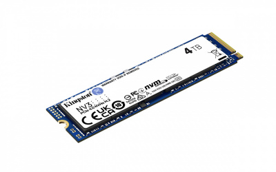 SSD Kingston NV3 NVMe, 4TB, M.2, 5000 MB/s Escritura, 6000 MB/s Lectura, PCI Express 4.0 