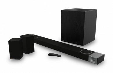 Klipsch Barra de Sonido Cinema 1200, Bluetooth, Alámbrico/Inalámbrico, 1200W RMS, HDMI, Negro 