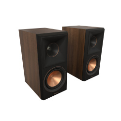 Klipsch Kit Bocinas para Estante RP-500SA II, Alámbrico, 2.0 Canales, 75W RMS, 300W PMPO, Nuez 