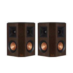 Klipsch Bocina Envolvente RP-502S, Alámbrico, 2 Vías, 100W RMS, Nuez 