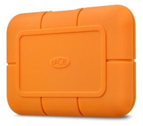 SSD Externo LaCie Rugged, 500GB, USB C 3.1, Naranja - para Mac/PC 