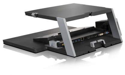 Lenovo Base de Escritorio para Monitor y Laptop, Negro 