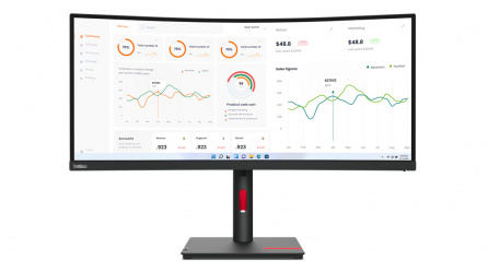 Monitor Curvo Lenovo ThinkVision T34W-30 LED 34