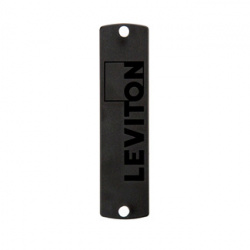 Leviton Placa Ciega para Distribuidor Óptico, Negro 